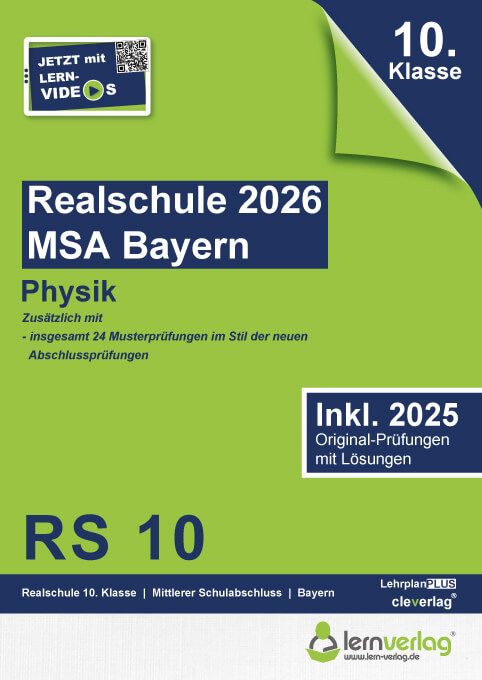 Produktbild: Original-Pr&uuml;fungen Realschulabschluss Bayern 2026 Physik