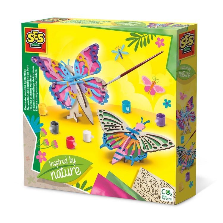 Produktbild: SES CREATIVE Bastelset Schmetterlinge Inspired by Nature