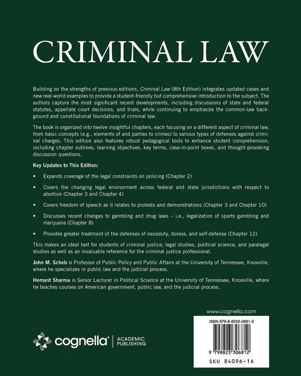 Produktbild: Criminal Law