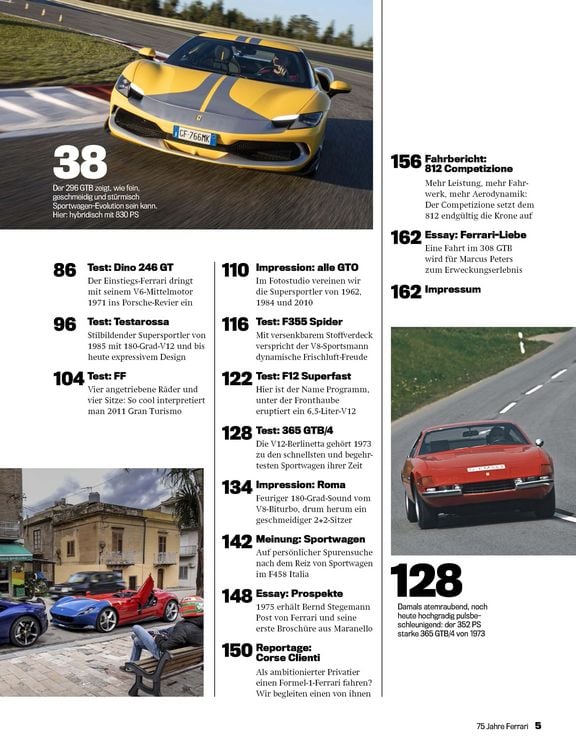 Produktbild: Auto motor und sport Edition - 75 Jahre Ferrari