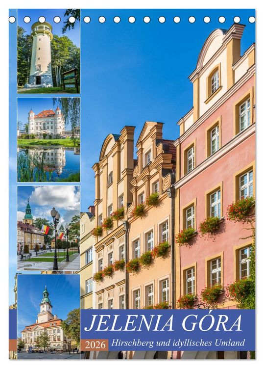 Produktbild: JELENIA G&Oacute;RA Hirschberg und idyllisches Umland (Tischkalender 2026 DIN A5 hoch), CALVENDO Monatskalender
