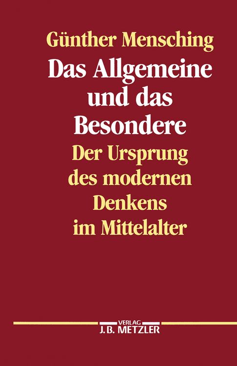 Produktbild: Das Allgemeine und das Besondere