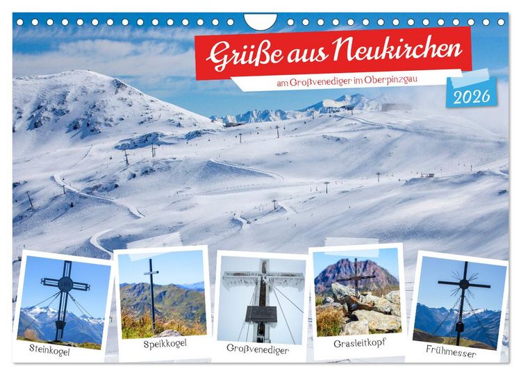 Produktbild: Gr&uuml;&szlig;e aus Neukirchen (Wandkalender 2026 DIN A4 quer), CALVENDO Monatskalender