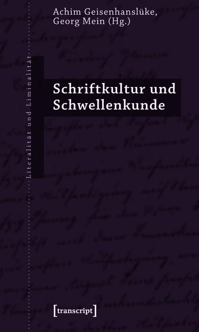 Produktbild: Schriftkultur und Schwellenkunde