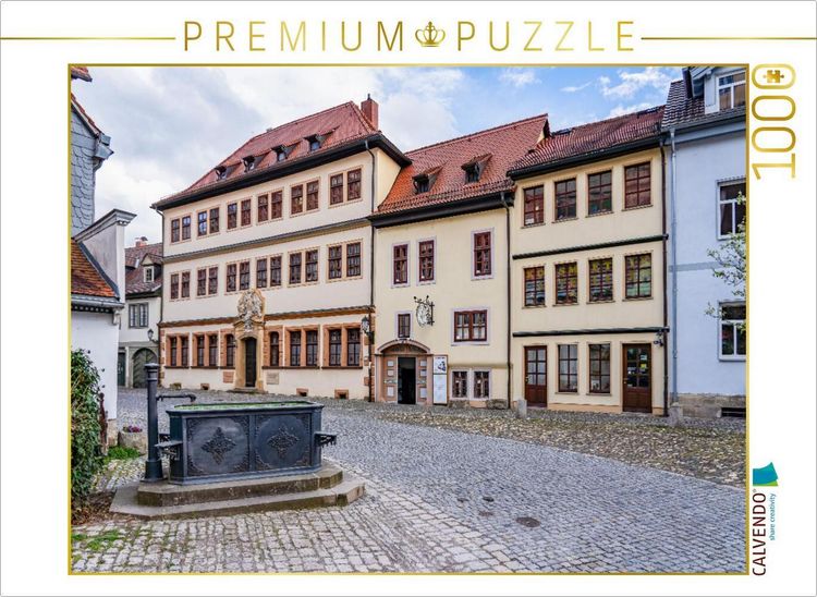 Produktbild: CALVENDO Puzzle Brunnen an der Stiftsgasse | 1000 Teile Lege-Gr&ouml;&szlig;e 64x48cm Foto-Puzzle f&uuml;r gl&uuml;ckliche Stunden