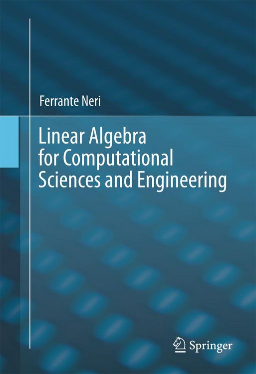Produktbild: Linear Algebra for Computational Sciences and Engineering