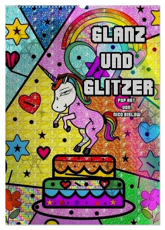 Produktbild: Glanz und Glitzer (Wandkalender 2026 DIN A2 hoch), CALVENDO Monatskalender