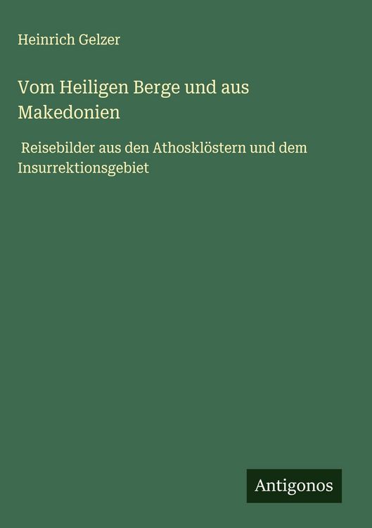Produktbild: Vom Heiligen Berge und aus Makedonien
