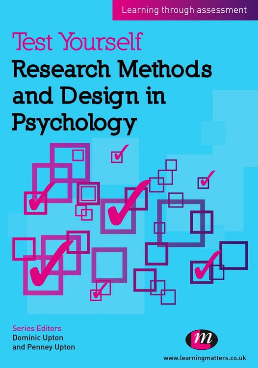 Produktbild: Test Yourself: Research Methods and Design in Psychology