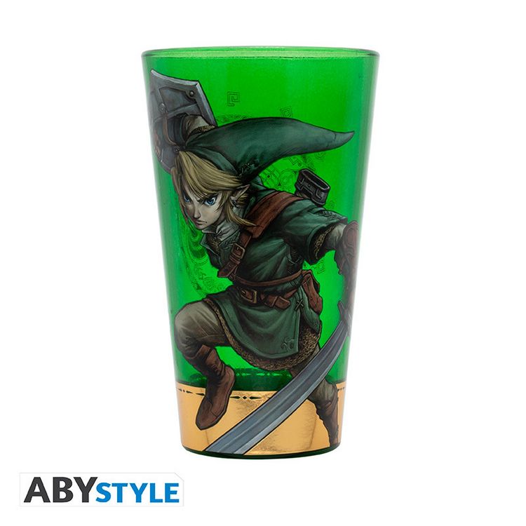 Produktbild: THE LEGEND OF ZELDA - Premium Large Glass - 400ml - Link box
