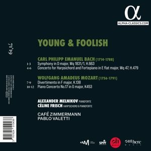 Produktbild: Young & Foolish: Mozart & C.P.E. Bach