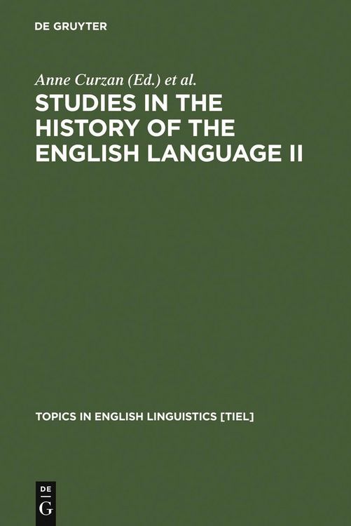 Produktbild: Studies in the History of the English Language II