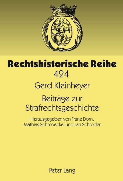 Produktbild: Beitr&auml;ge zur Strafrechtsgeschichte
