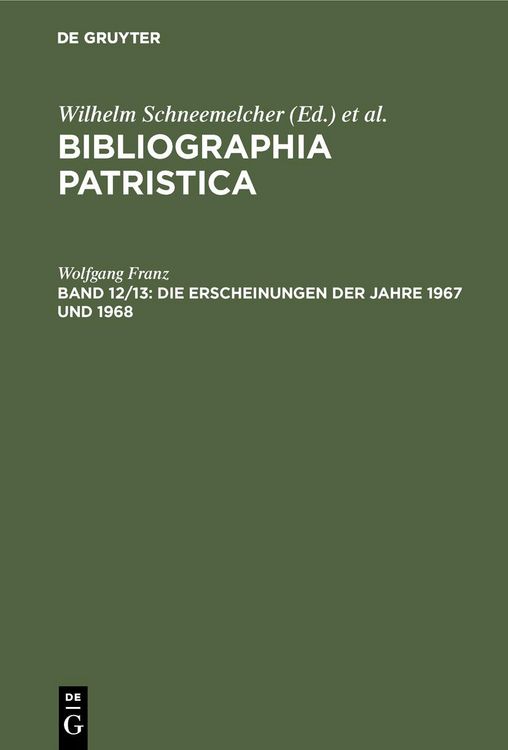 Produktbild: Die Erscheinungen der Jahre 1967 und 1968