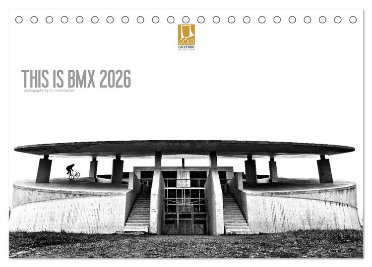 Produktbild: THIS IS BMX 2026 (Tischkalender 2026 DIN A5 quer), CALVENDO Monatskalender