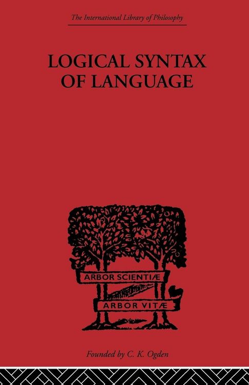 Produktbild: Logical Syntax of Language