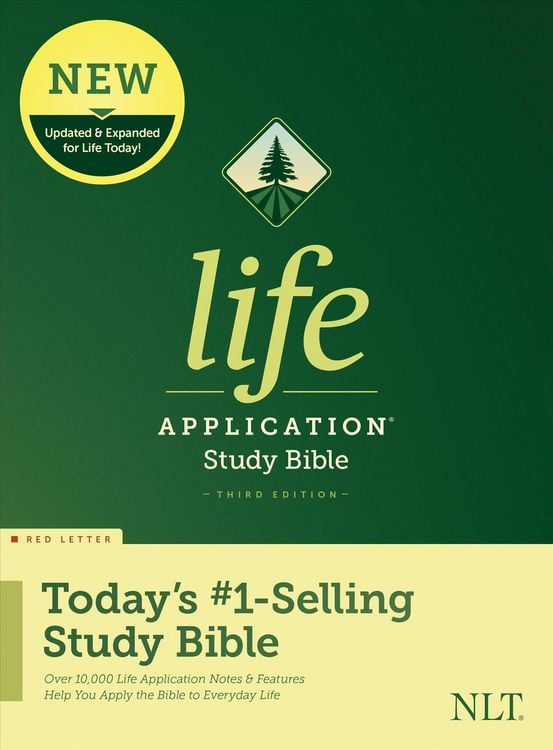 Produktbild: NLT Life Application Study Bible, Third Edition (Red Letter, Hardcover)
