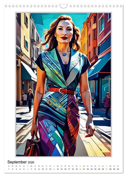 Produktbild: Modern Art Frauenbilder (Wandkalender 2026 DIN A3 hoch), CALVENDO Monatskalender