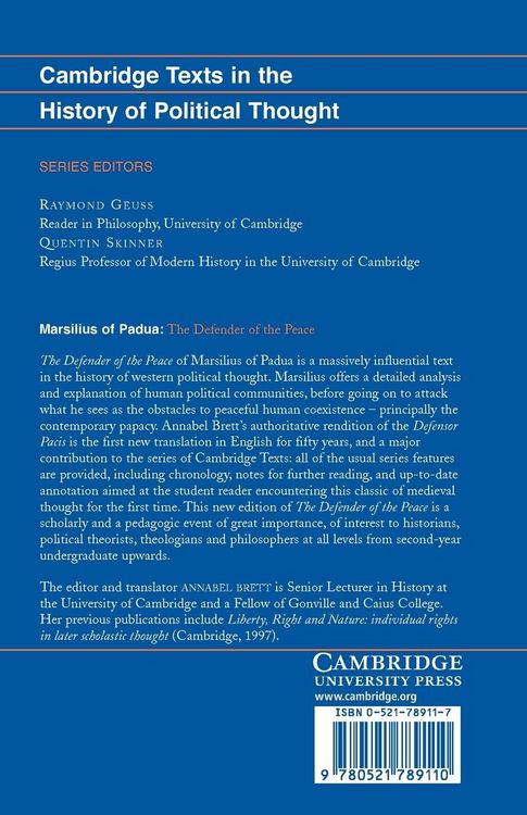 Produktbild: Marsilius of Padua