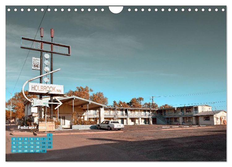 Produktbild: Historic Route 66 - National Scenic Byway (Wandkalender 2026 DIN A4 quer), CALVENDO Monatskalender