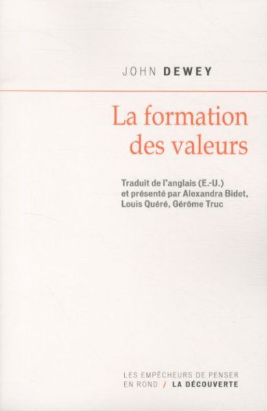 Produktbild: La formation des valeurs