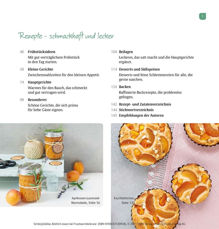 Produktbild: K&ouml;stlich essen Fructoseintoleranz
