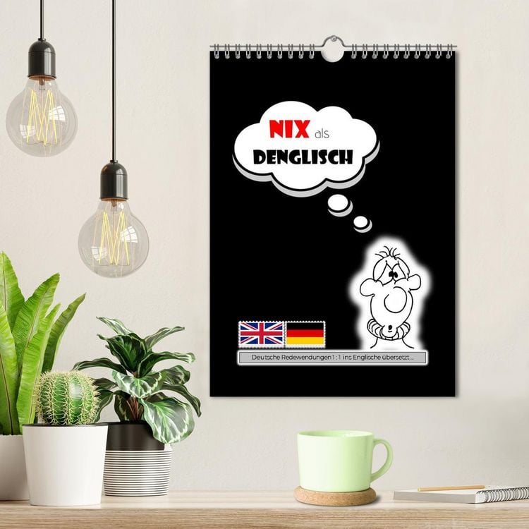 Produktbild: Nix als DENGLISCH (Wandkalender 2026 DIN A4 hoch), CALVENDO Monatskalender