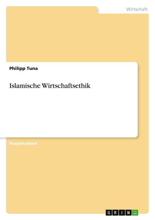 Produktbild: Islamische Wirtschaftsethik