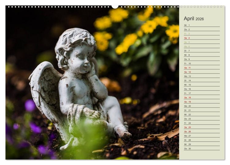 Produktbild: Engel - Begleiter f&uuml;r jeden Tag (Wandkalender 2026 DIN A2 quer), CALVENDO Monatskalender