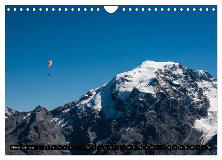 Produktbild: Paragliding - unvergessliche Momente erleben (Wandkalender 2026 DIN A4 quer), CALVENDO Monatskalender