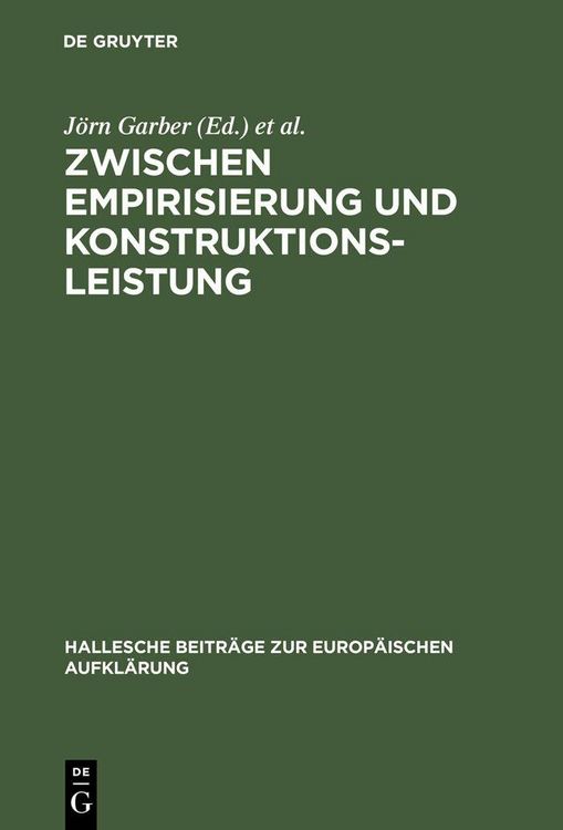 Produktbild: Zwischen Empirisierung und Konstruktionsleistung