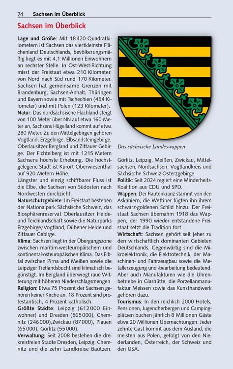 Produktbild: Reisef&uuml;hrer Sachsen