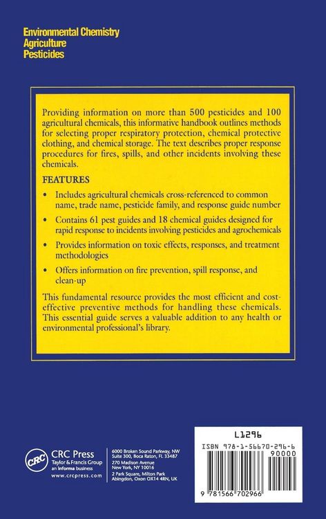 Produktbild: The Agrochemical and Pesticides Safety Handbook