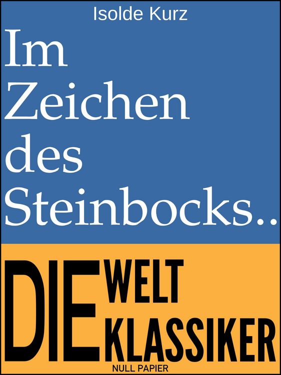 Produktbild: Im Zeichen des Steinbocks