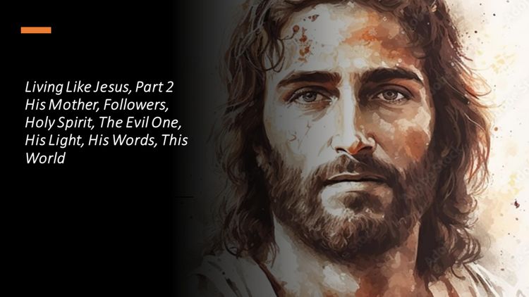 Produktbild: Living Like Jesus, Part 2 His Mother, Followers, Holy Spirit, The Evil One, His Light, His Words, This World