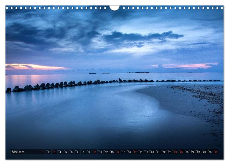 Produktbild: Malediven - Inseltraum im Paradies (Wandkalender 2026 DIN A3 quer), CALVENDO Monatskalender