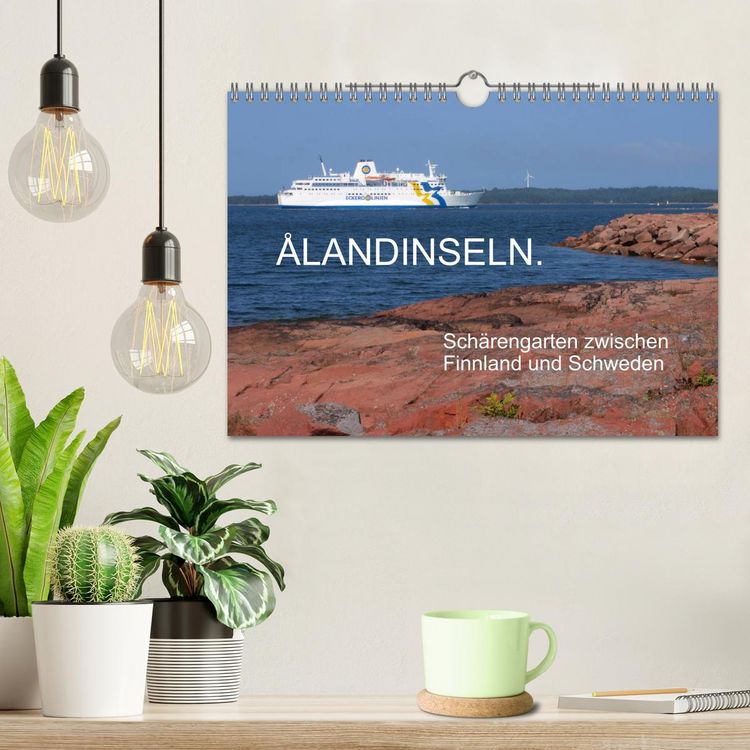 Produktbild: &Aring;landinseln. Sch&auml;rengarten zwischen Finnland und Schweden (Wandkalender 2026 DIN A4 quer), CALVENDO Monatskalender