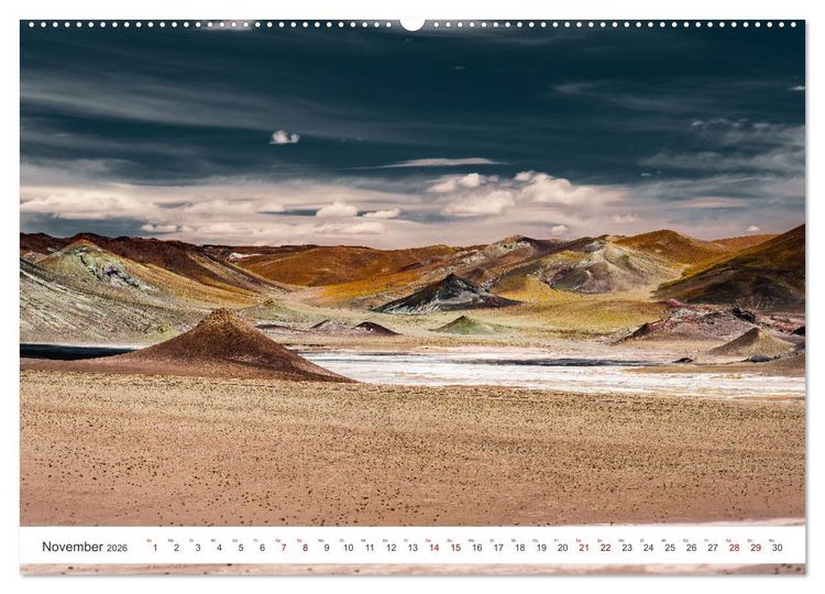 Produktbild: Chile - Die stille Kraft der Atacama (Wandkalender 2026 DIN A2 quer), CALVENDO Monatskalender