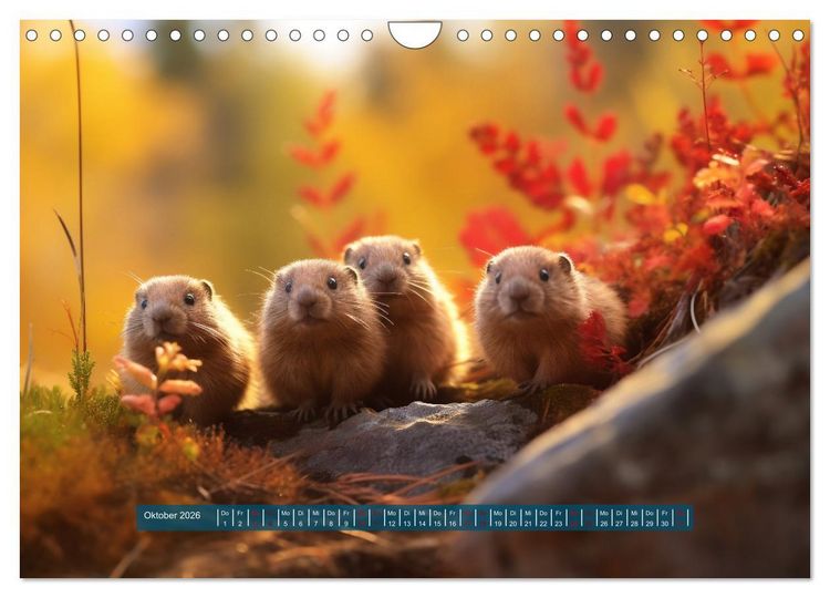Produktbild: Nach Art der Lemminge (Wandkalender 2026 DIN A4 quer), CALVENDO Monatskalender