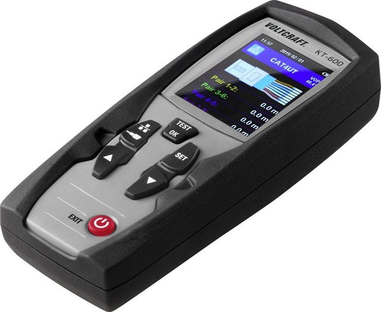 Produktbild: VOLTCRAFT Kabeltester VC-9199620 KT-600 Netzwerk