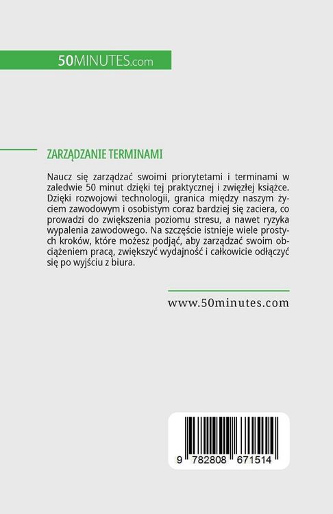 Produktbild: Zarz&iquest;dzanie terminami
