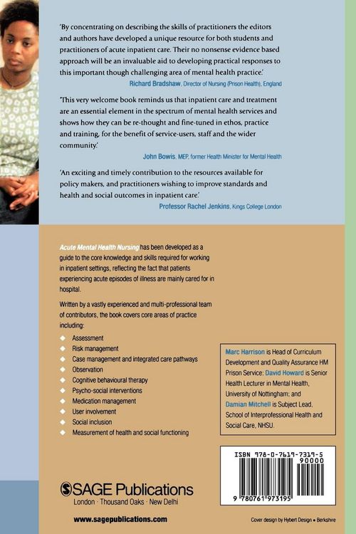 Produktbild: Acute Mental Health Nursing