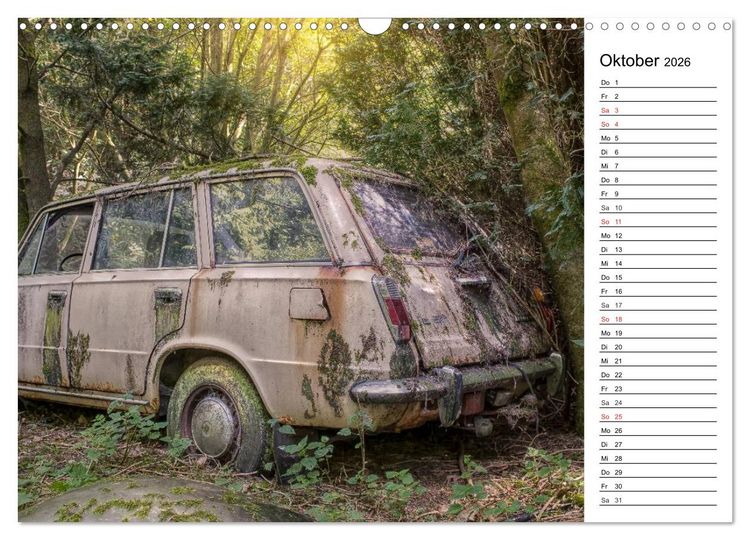 Produktbild: Rostlauben - vergessene Klassiker (Wandkalender 2026 DIN A3 quer), CALVENDO Monatskalender