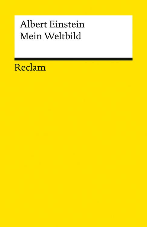 Produktbild: Mein Weltbild. Essays, Briefe, Reden
