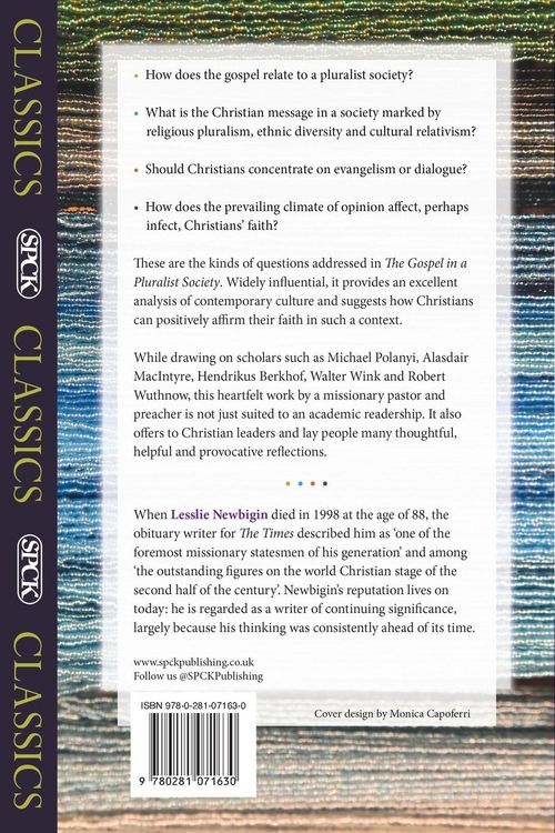 Produktbild: The Gospel in a Pluralist Society