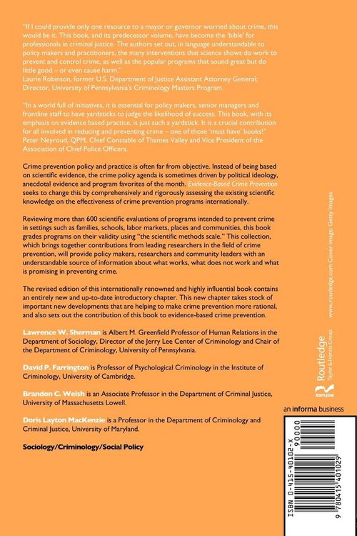 Produktbild: Evidence-Based Crime Prevention