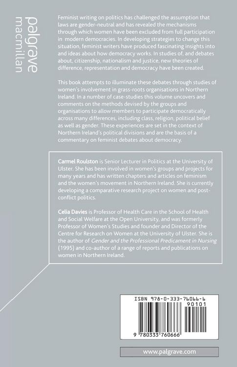 Produktbild: Gender, Democracy and Inclusion in Northern Ireland