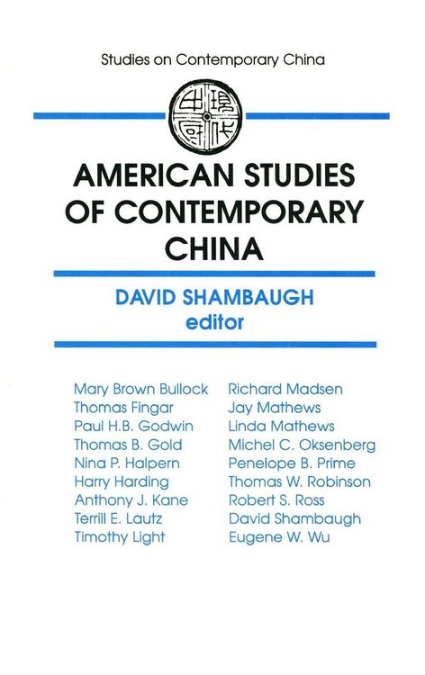 Produktbild: American Studies of Contemporary China