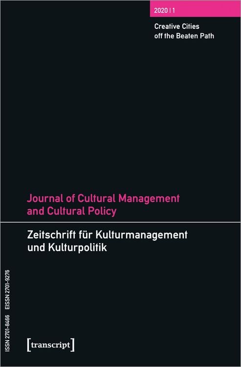 Produktbild: Journal of Cultural Management and Cultural Policy/Zeitschrift f&uuml;r Kulturmanagement und Kulturpolitik