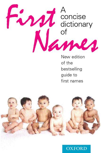 Produktbild: Concise Dictionary of First Names